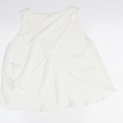 Miss Selfridge Womens White   Basic Blouse Size 8