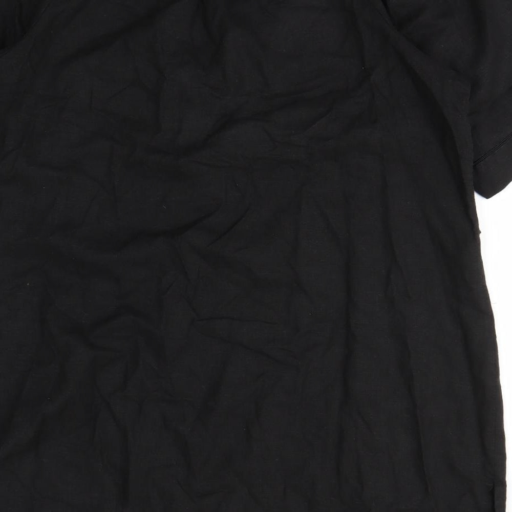 M&S  Womens Black   Basic Blouse Size 20
