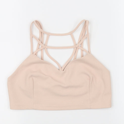 Vera & Lucy Womens Pink   Cropped Tank Size M