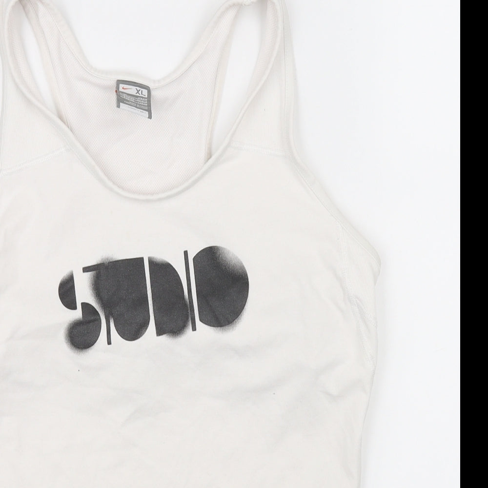Nike Womens White   Camisole Tank Size XL