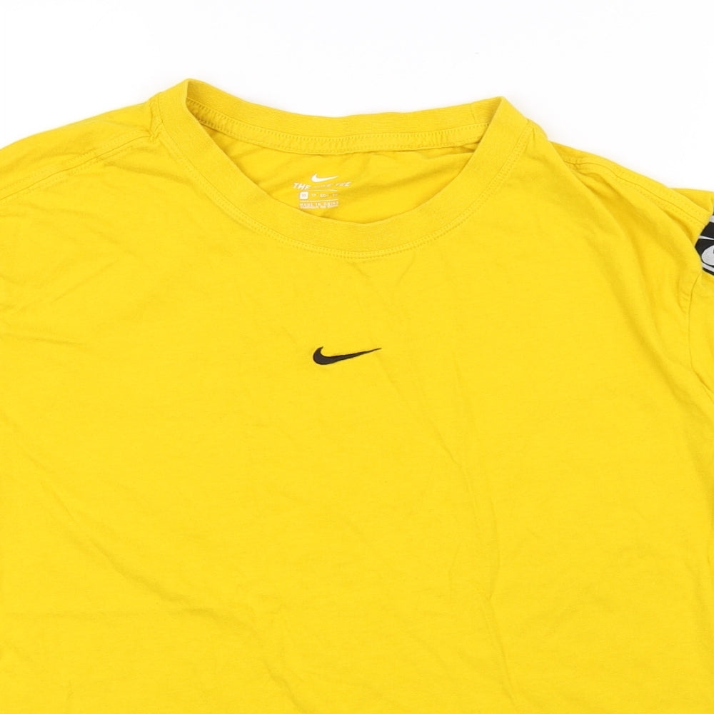 Nike Mens Yellow    T-Shirt Size XS