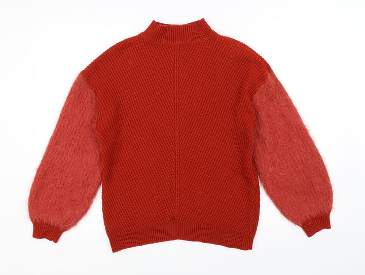 Primark Womens Red Pullover Jumper Size S