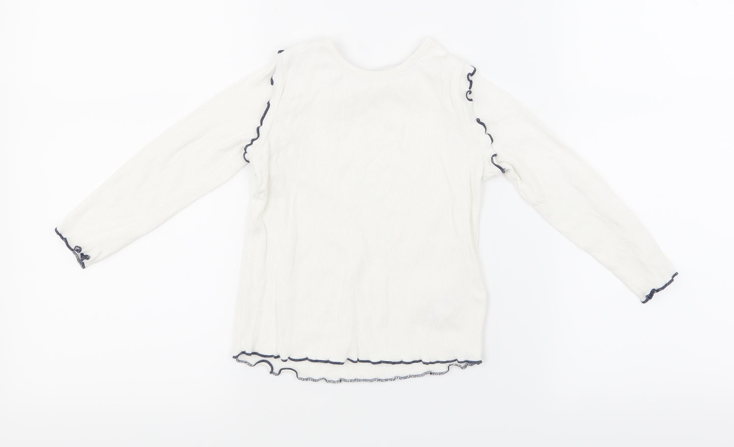Marks and Spencer Girls White   Basic T-Shirt Size 18-24 Months