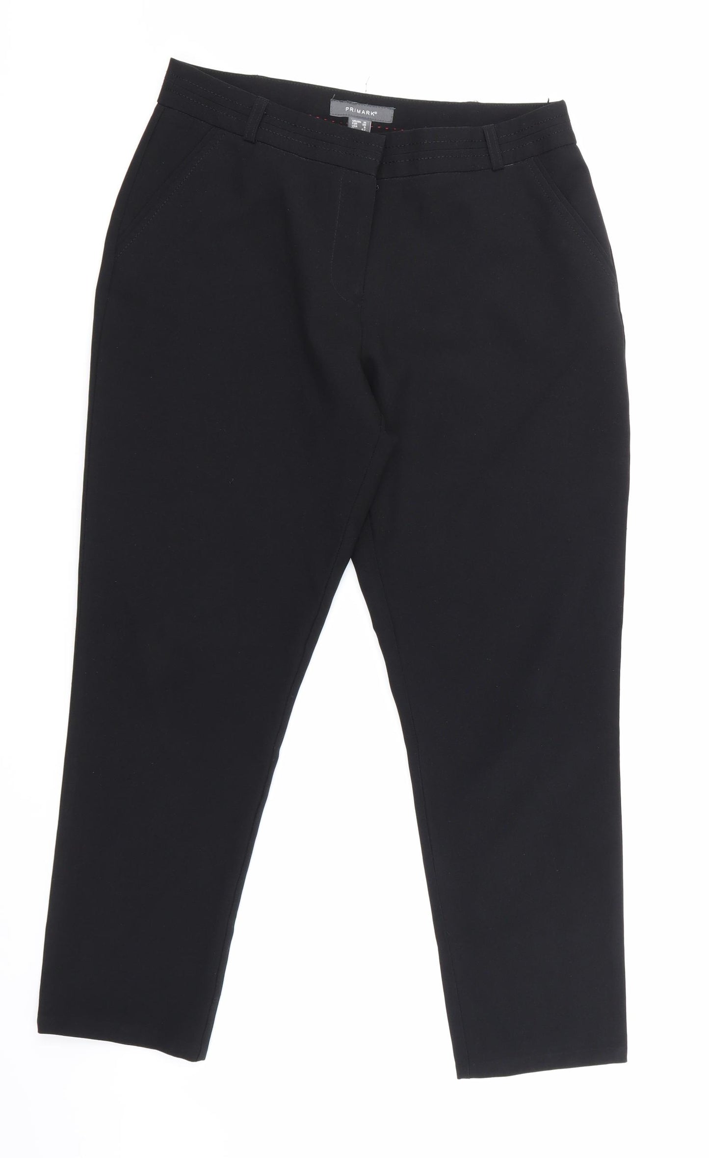 Primark Womens Black   Trousers  Size 10 L24 in