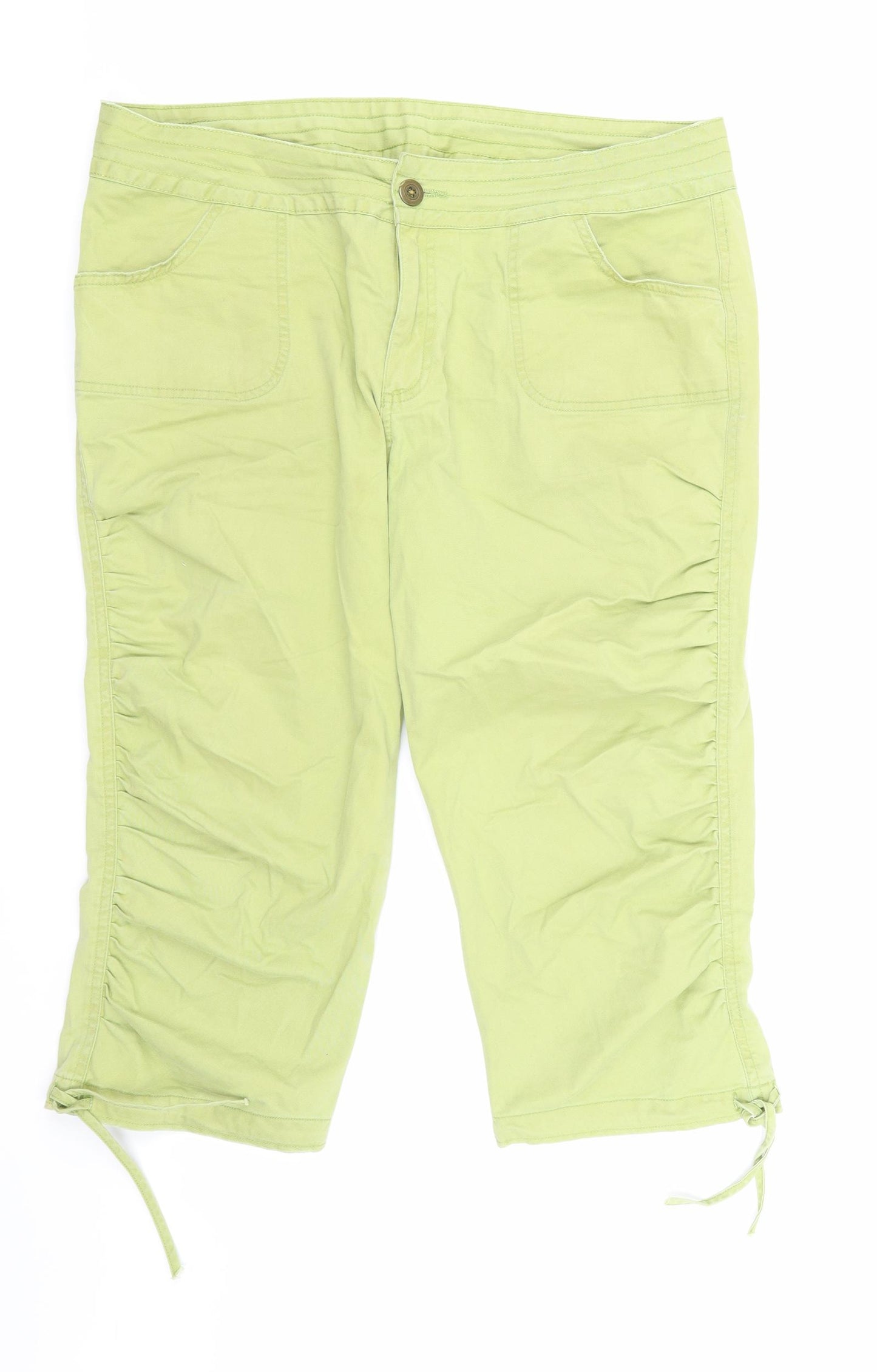 Papaya Womens Green   Trousers  Size 16 L21 in