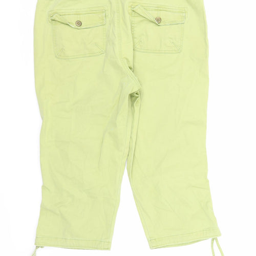 Papaya Womens Green   Trousers  Size 16 L21 in