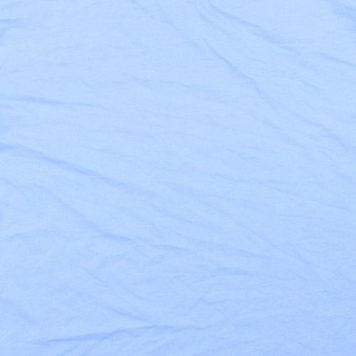 Anne De Lancay Womens Blue   Basic T-Shirt Size 14
