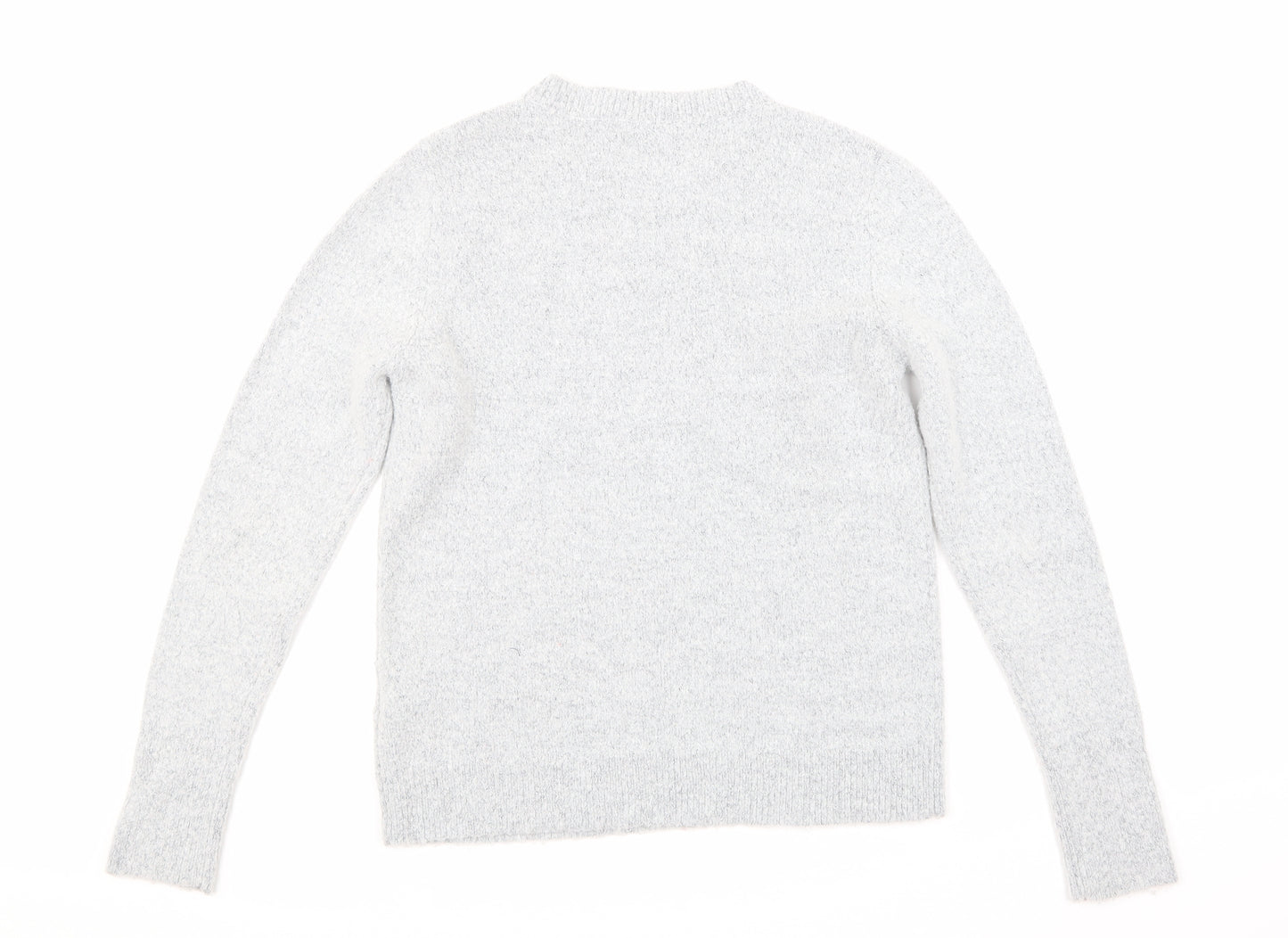 Oasis Womens Grey  Knit Pullover Jumper Size S