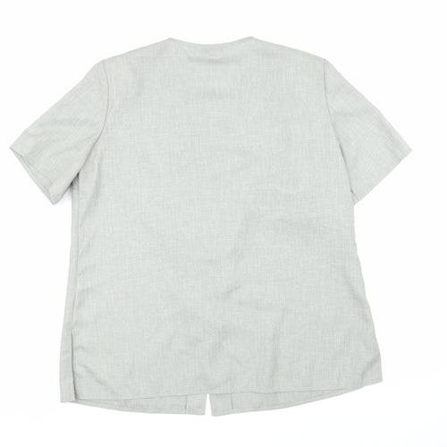 Berkertex Womens Green   Basic Button-Up Size 18