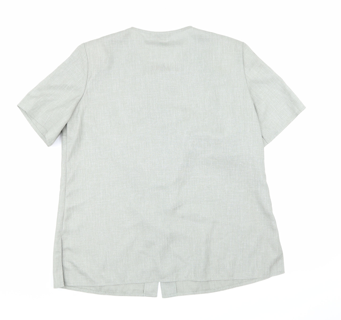 Berkertex Womens Green   Basic Button-Up Size 18