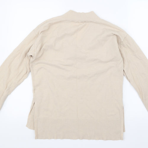 Oasis Womens Beige  Knit Pullover Jumper Size M