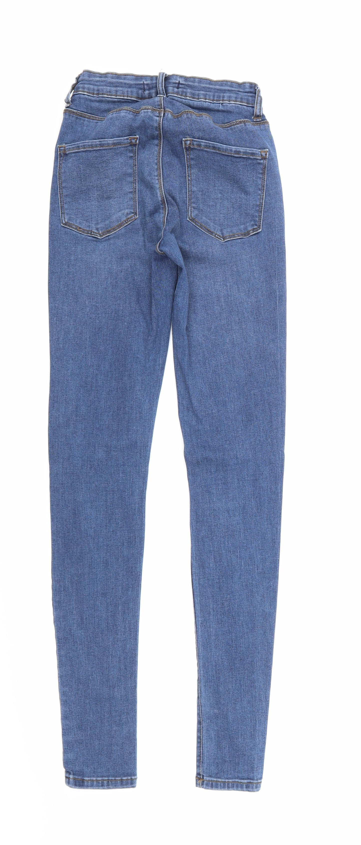 Denim Co Womens Blue  Denim Skinny Jeans Size 10 L28 in