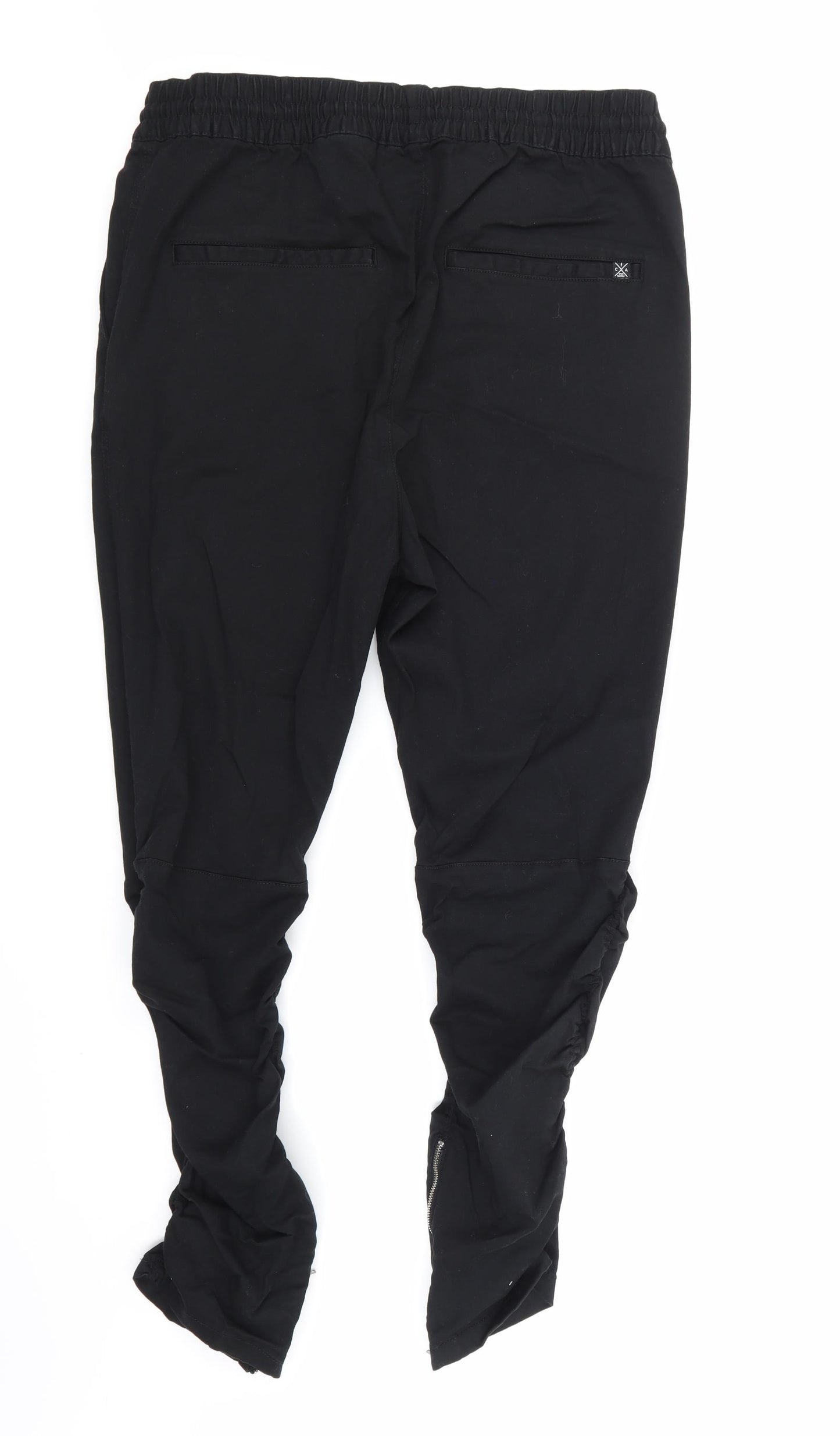 H&M Mens Black   Trousers  Size 36 in L26 in
