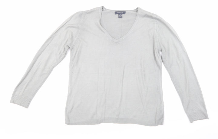 Primark Womens Grey  Knit Pullover Jumper Size 12