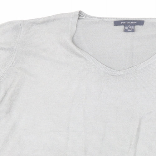 Primark Womens Grey  Knit Pullover Jumper Size 12