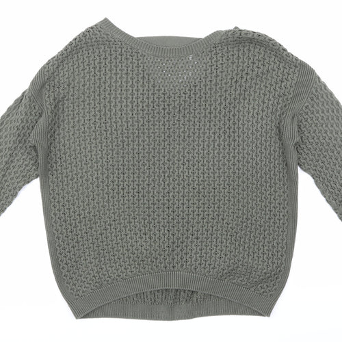 Primark Womens Green  Knit Pullover Jumper Size 10