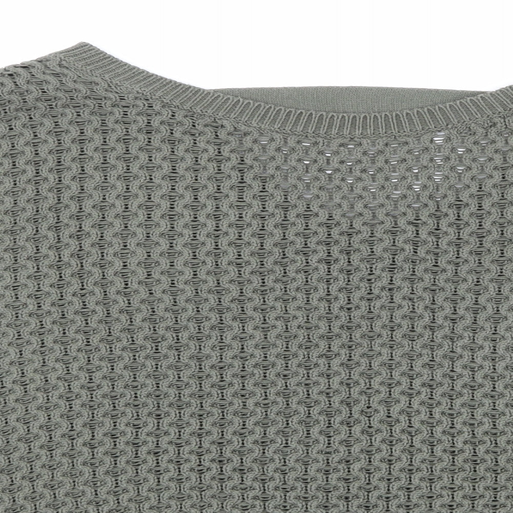 Primark Womens Green  Knit Pullover Jumper Size 10