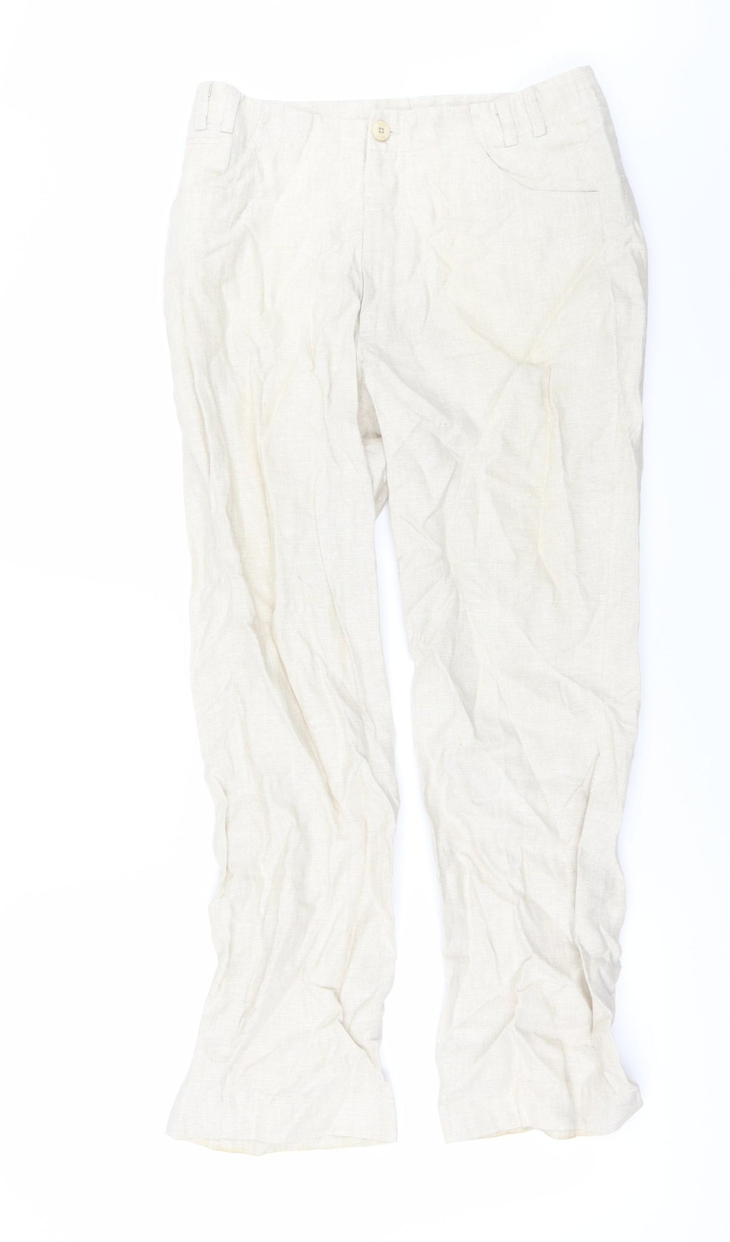 Preworn Womens Beige   Trousers  Size 30 L29 in