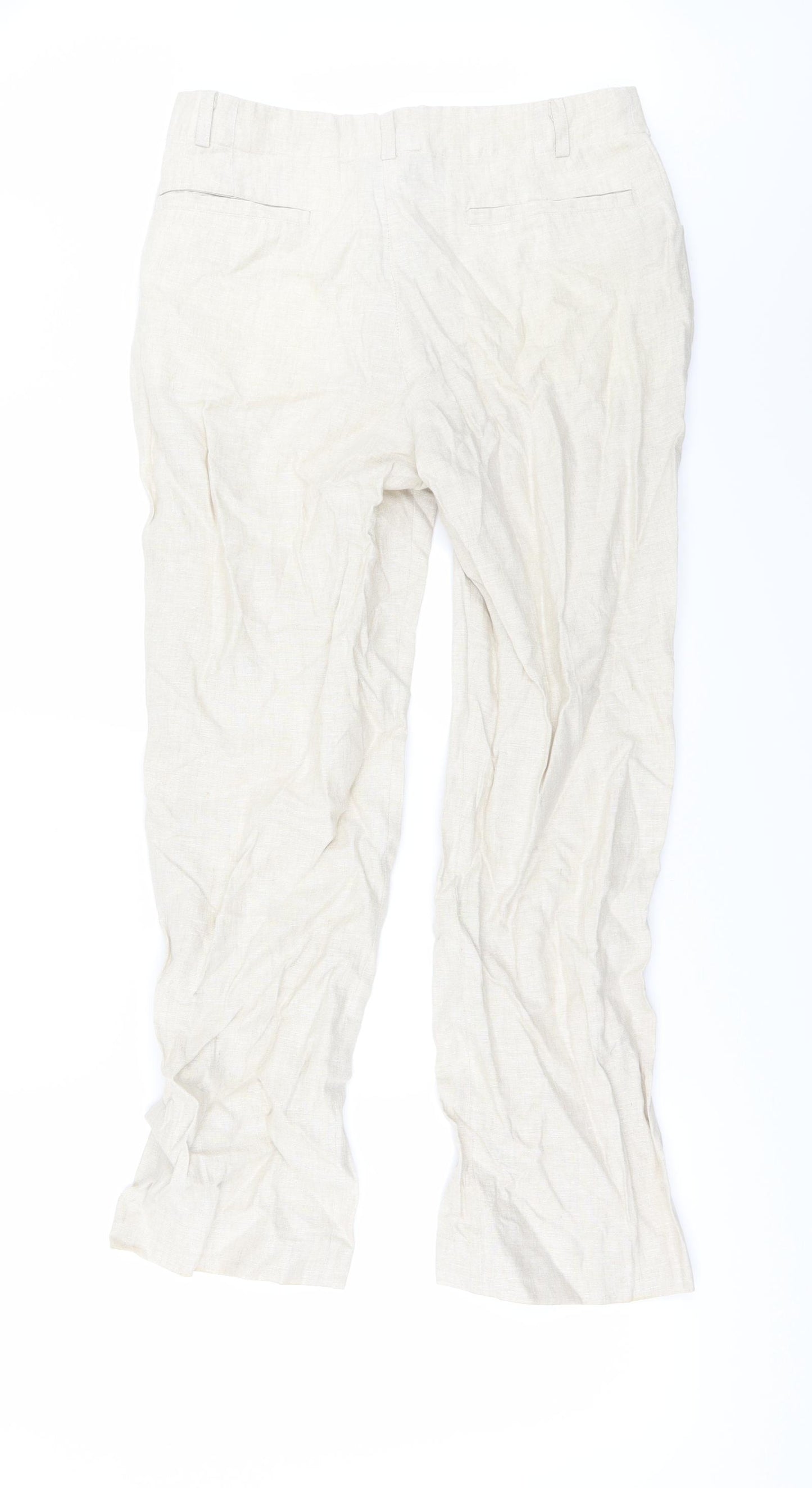 Preworn Womens Beige   Trousers  Size 30 L29 in