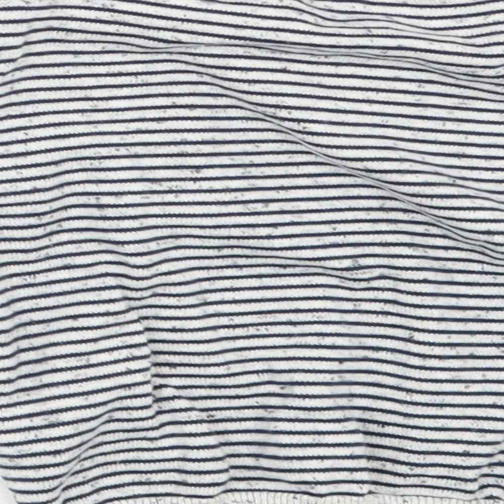 Matalan Boys Grey Striped  Pullover Jumper Size 12-18 Months