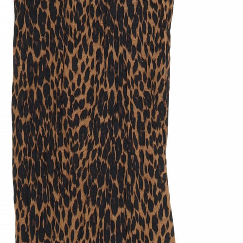 NEXT Womens Brown Animal Print  Maxi  Size 12