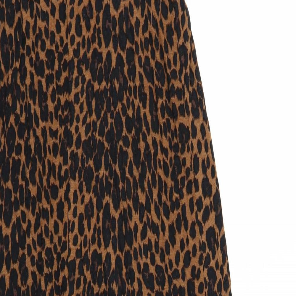 NEXT Womens Brown Animal Print  Maxi  Size 12