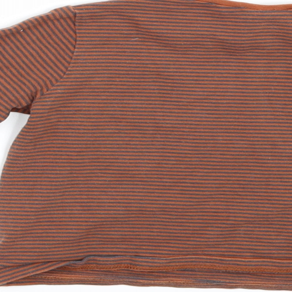 NEXT Baby Brown Striped  Basic T-Shirt Size 12-18 Months