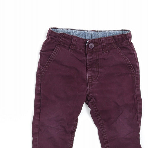 George Boys Red  Denim Jogger Jeans Size 12-18 Months