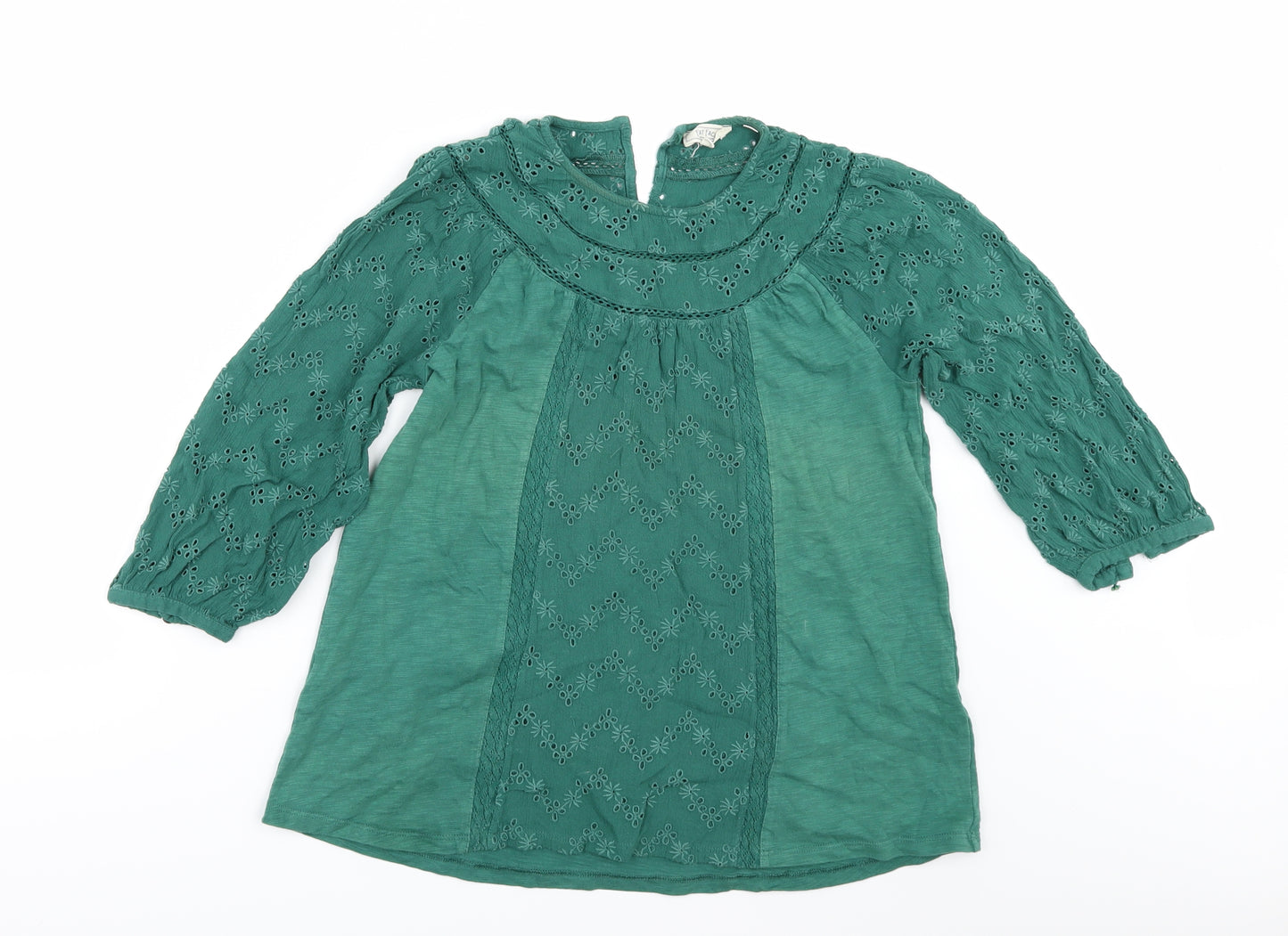 Fat Face Womens Green   Basic T-Shirt Size 8