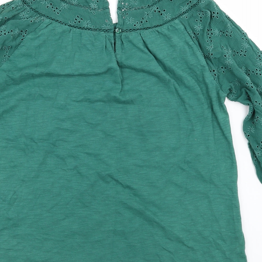 Fat Face Womens Green   Basic T-Shirt Size 8