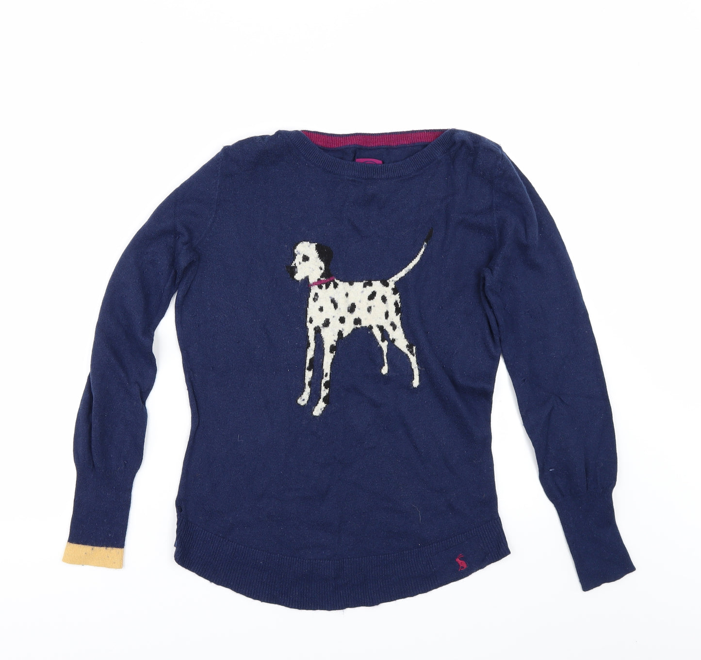Joules Womens Blue   Henley Jumper Size 8