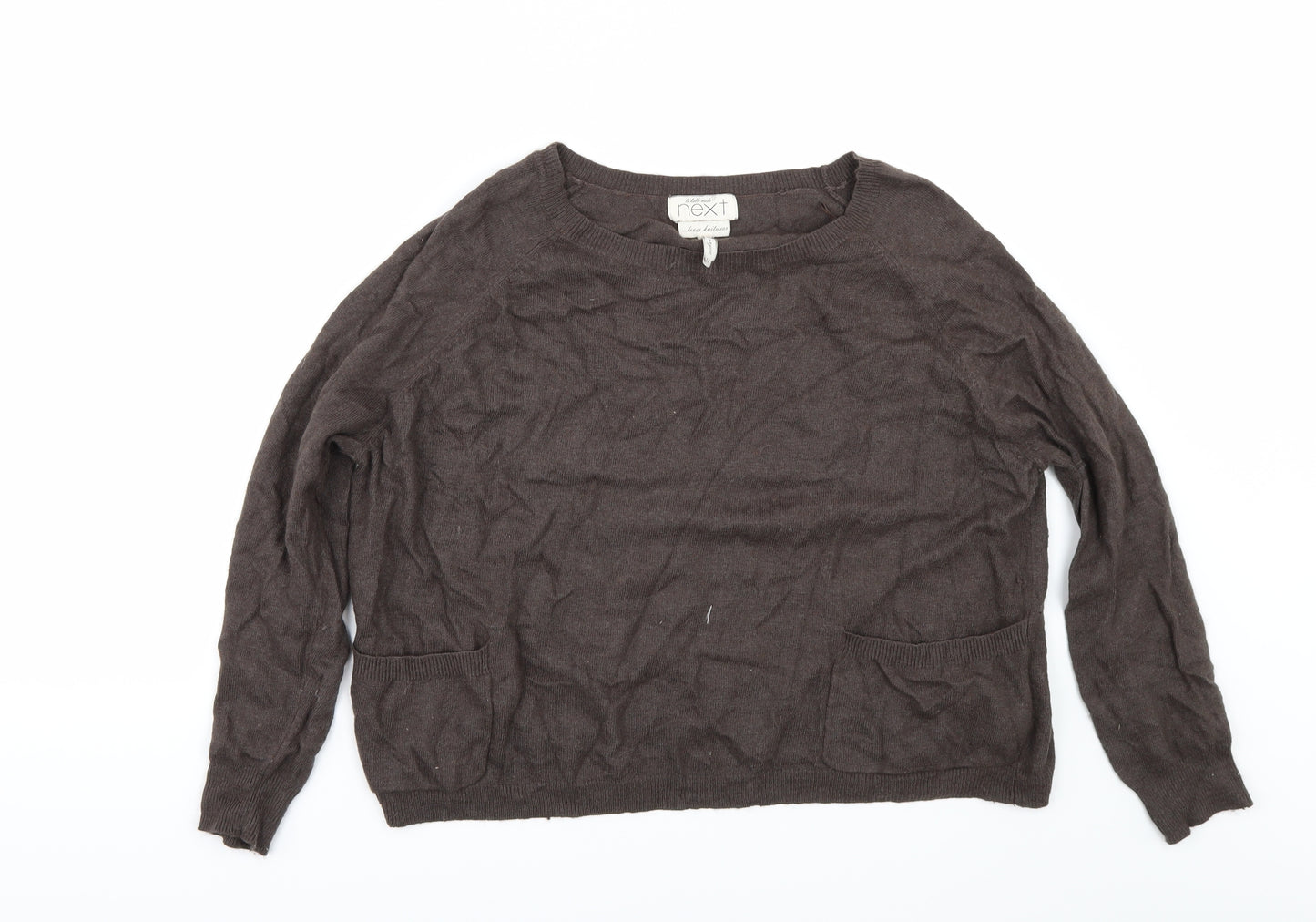 NEXT Womens Brown   Pullover Jumper Size 14