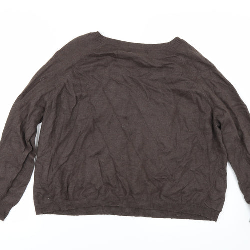 NEXT Womens Brown   Pullover Jumper Size 14