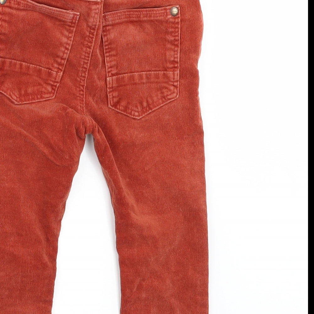 NEXT Boys Orange  Corduroy Jogger Jeans Size 12-18 Months