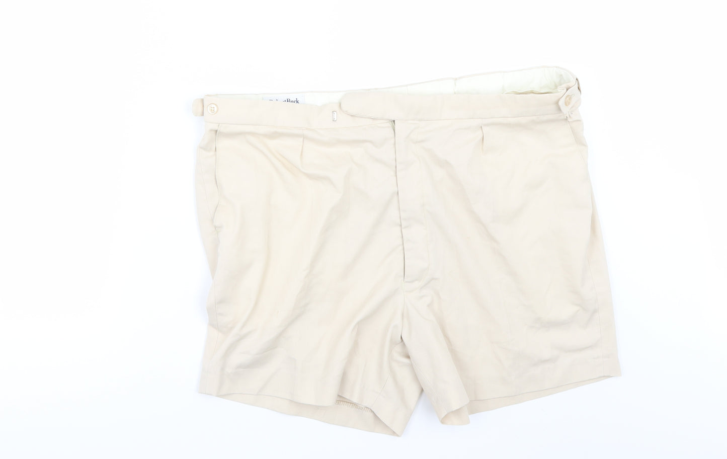 ROBERT BUCK Mens Beige   Chino Shorts Size 42