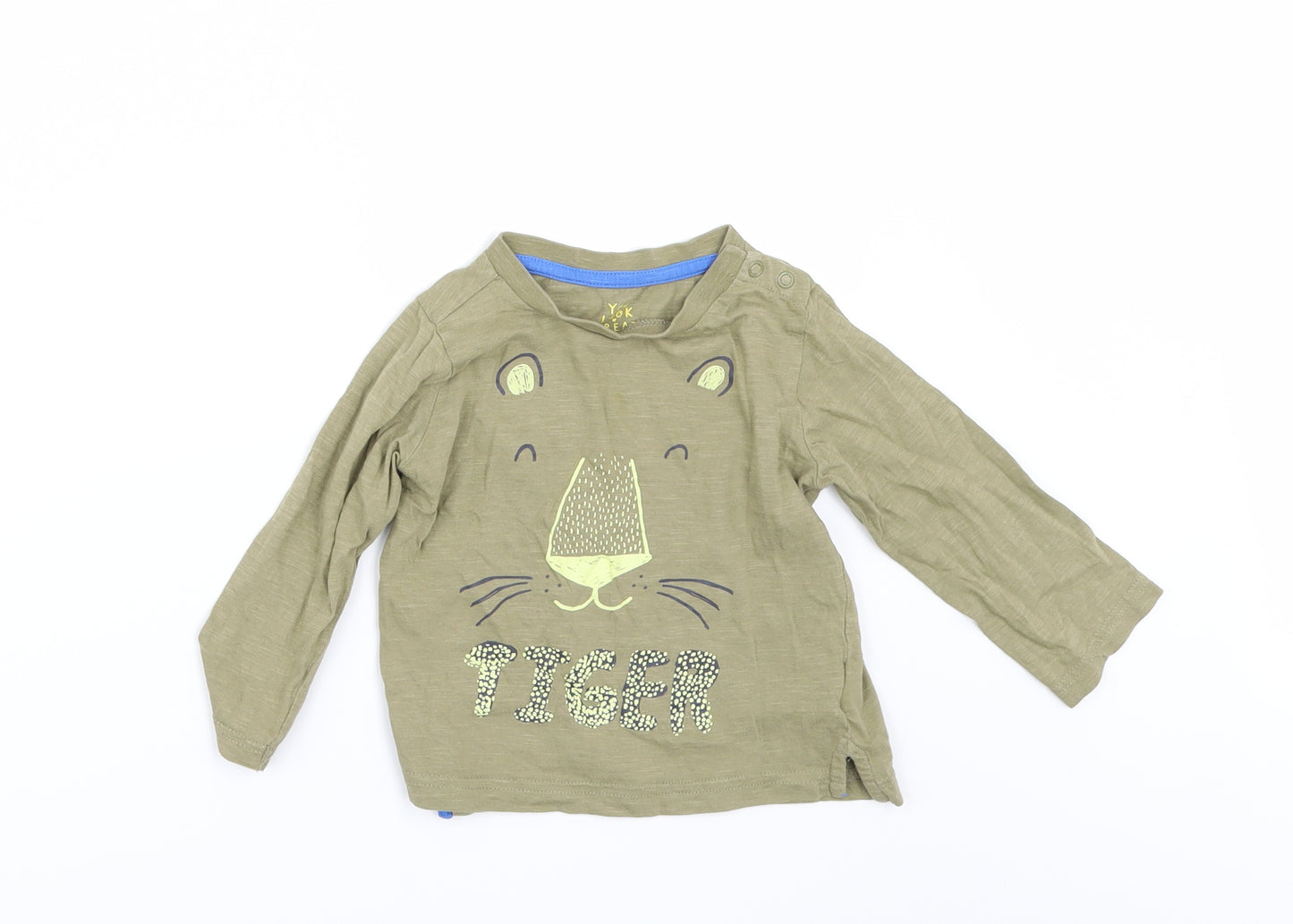Mothercare Boys Green   Basic T-Shirt Size 12-18 Months