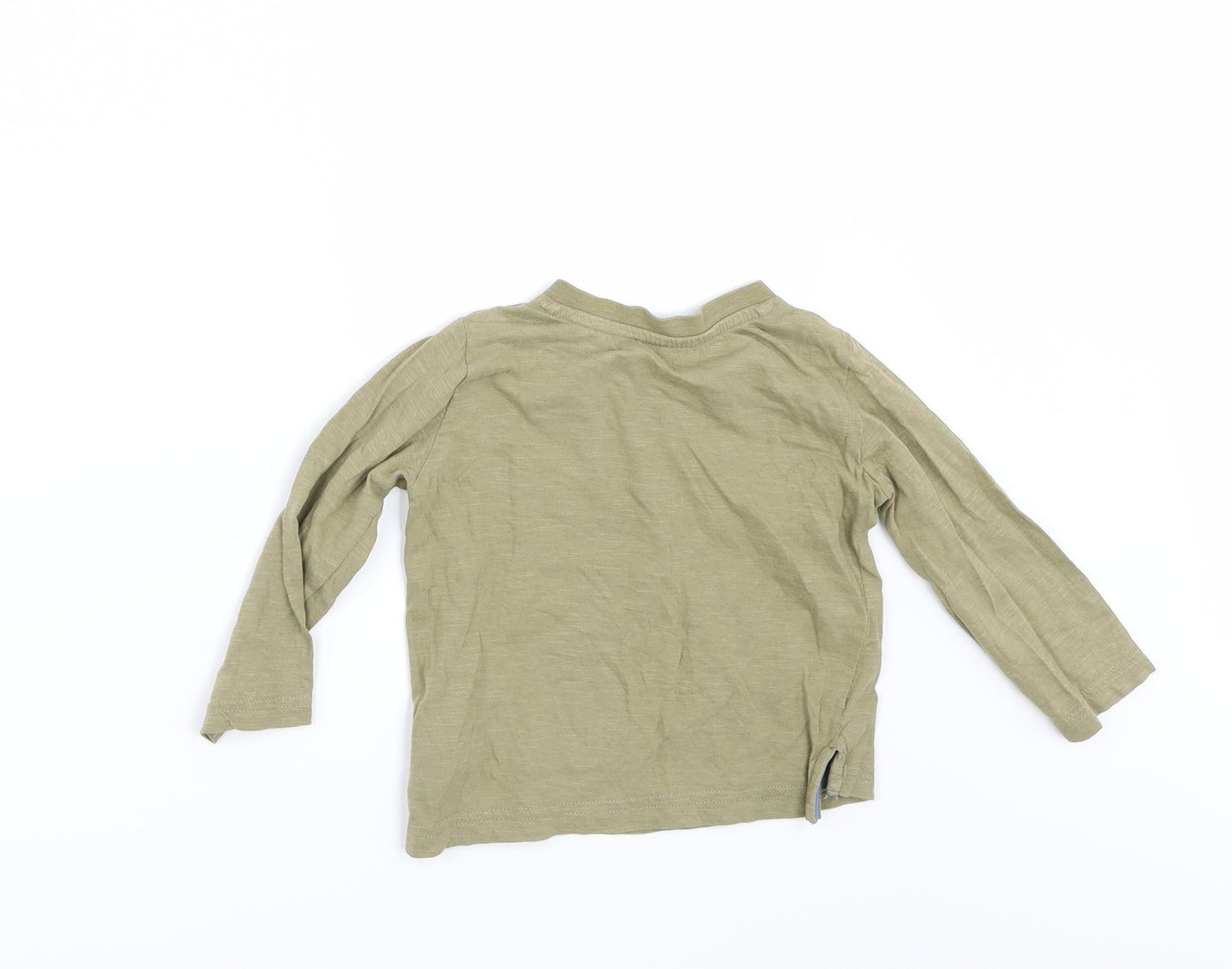 Mothercare Boys Green   Basic T-Shirt Size 12-18 Months