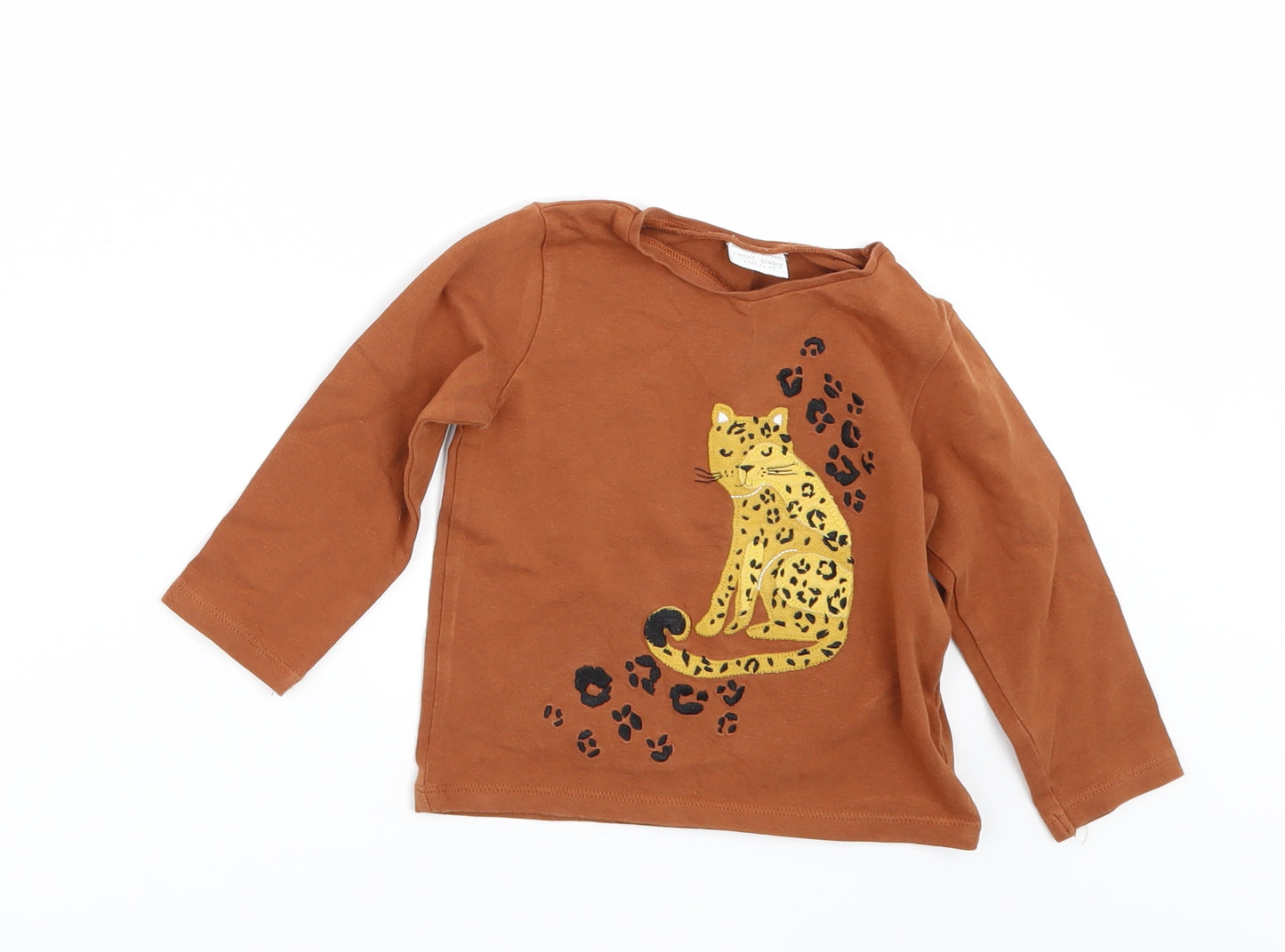 NEXT Boys Brown   Basic T-Shirt Size 12-18 Months
