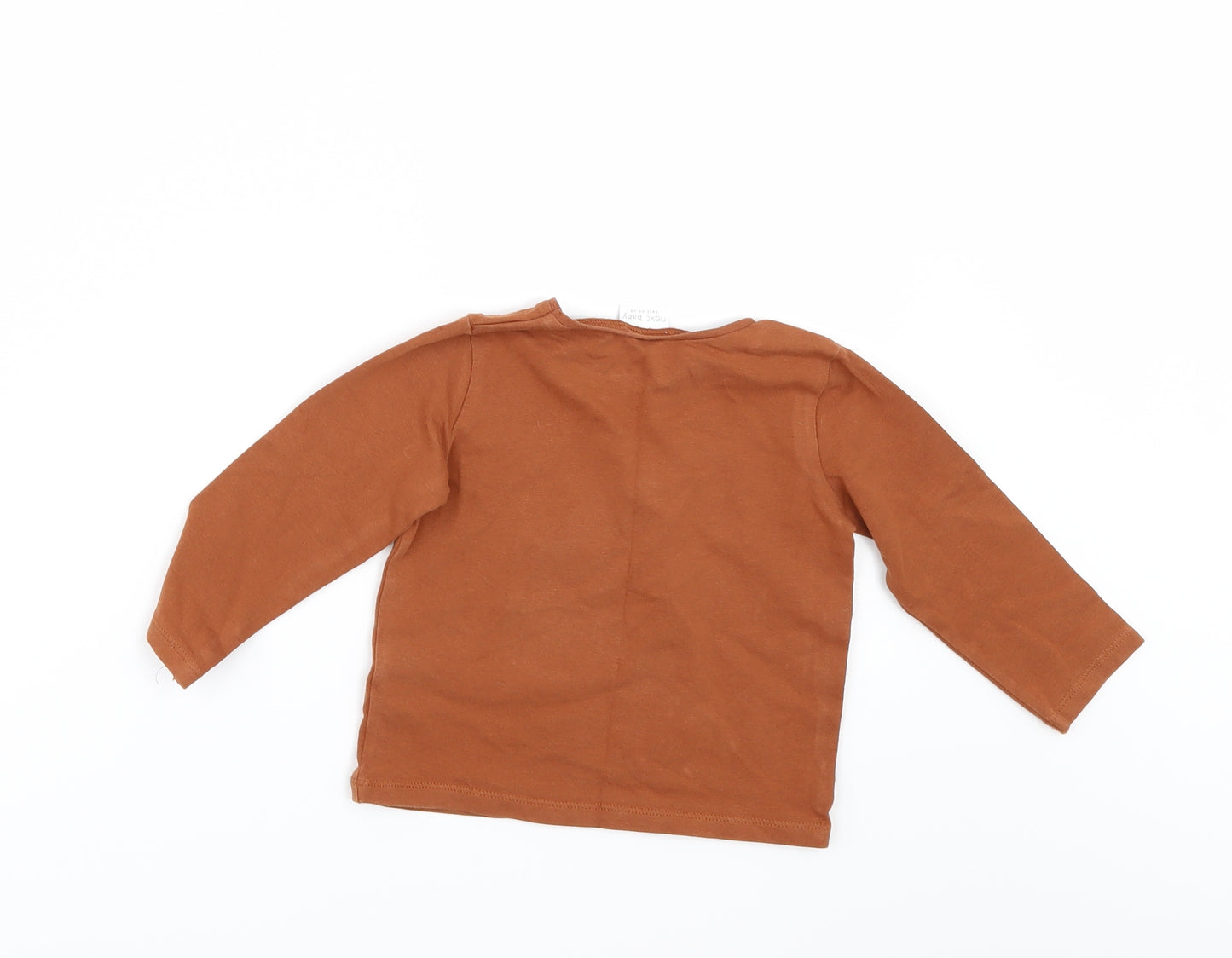 NEXT Boys Brown   Basic T-Shirt Size 12-18 Months