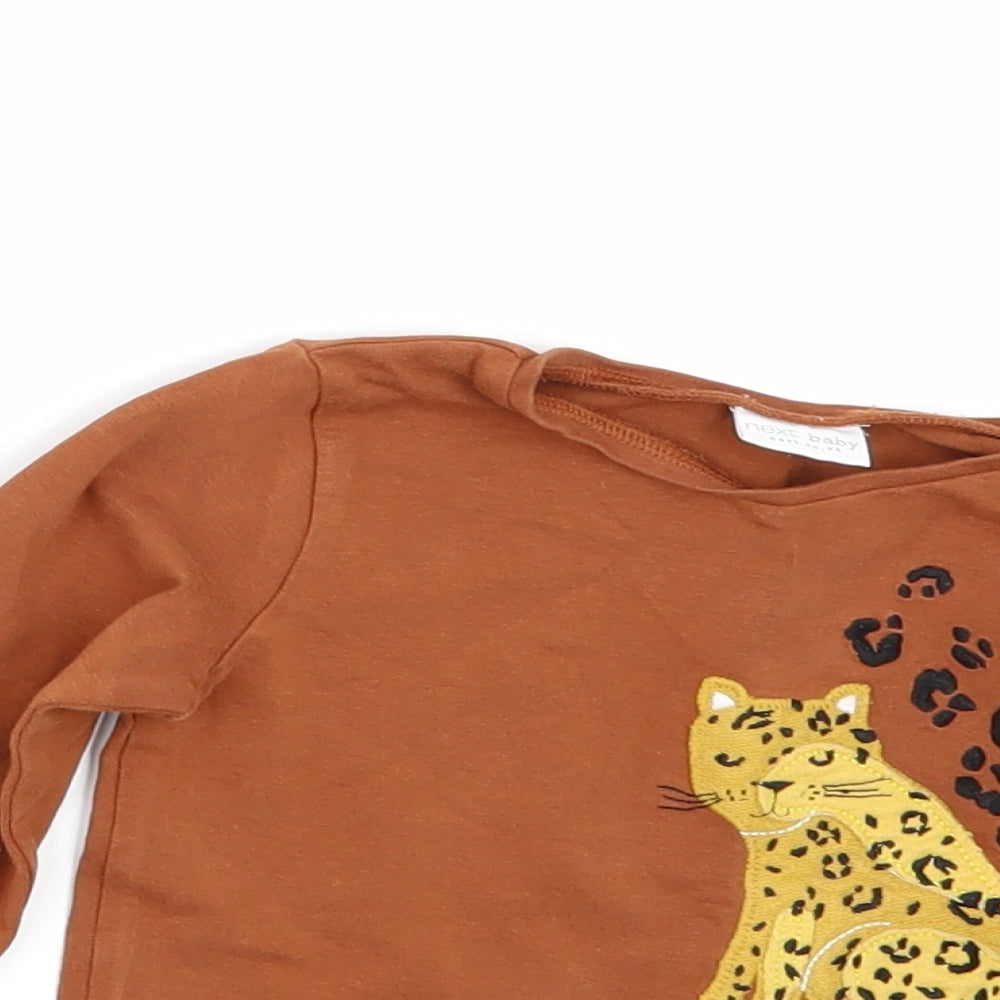 NEXT Boys Brown   Basic T-Shirt Size 12-18 Months