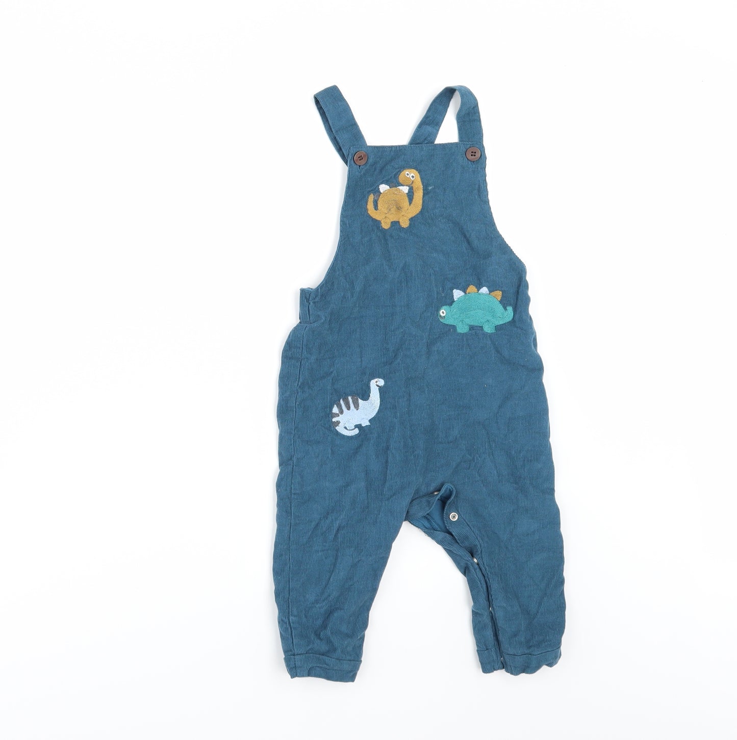 M&Co Boys Blue   Dungaree One-Piece Size 12-18 Months