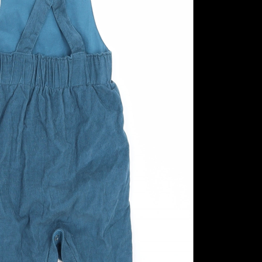 M&Co Boys Blue   Dungaree One-Piece Size 12-18 Months