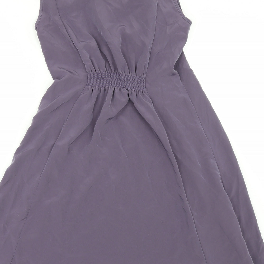 Dorothy Perkins Womens Purple  Rayon A-Line  Size 10  - Maternity