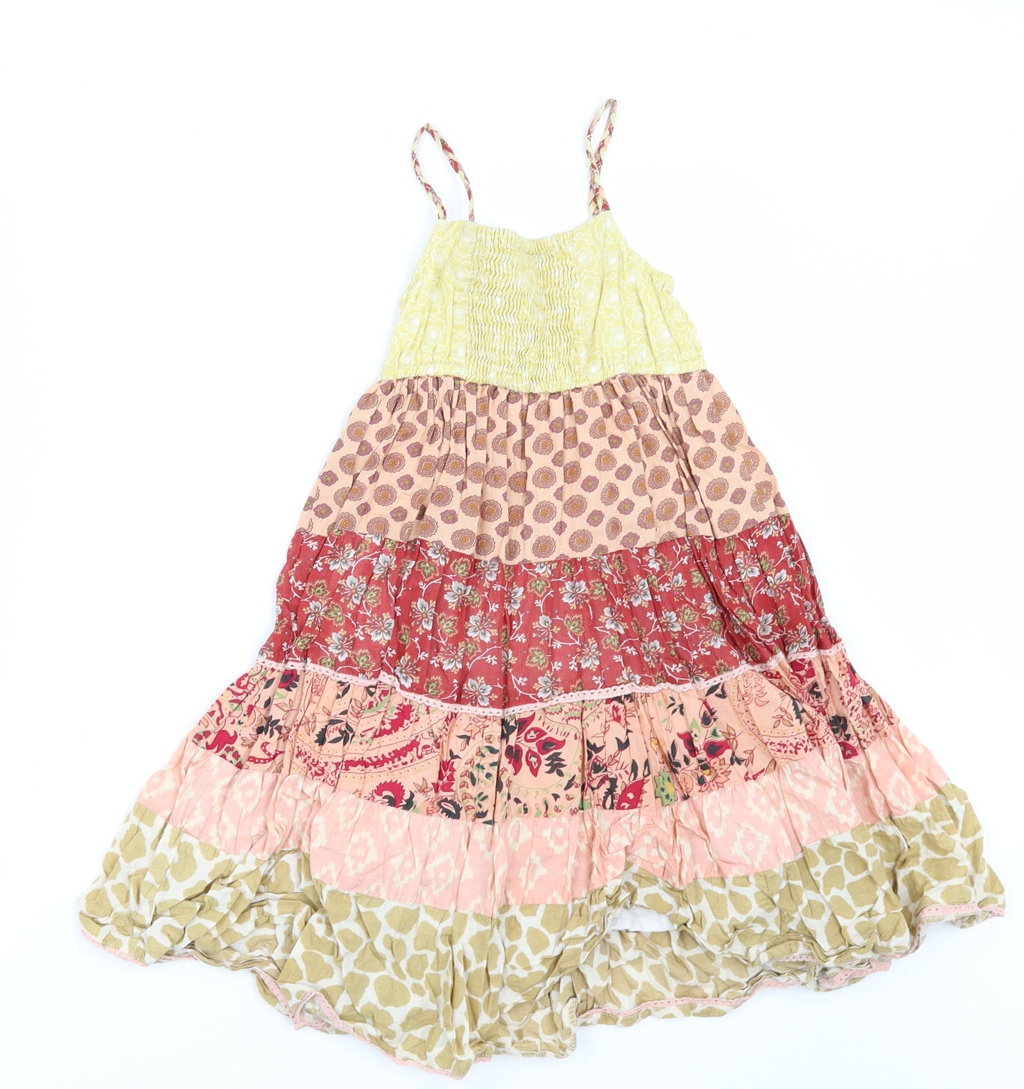 Domino Girl Girls Multicoloured Geometric  Shift  Size 6-7 Years