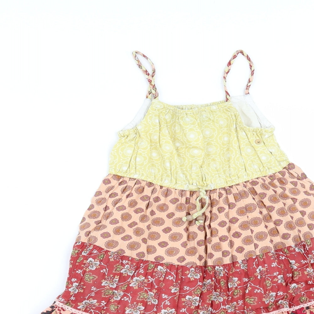 Domino Girl Girls Multicoloured Geometric  Shift  Size 6-7 Years