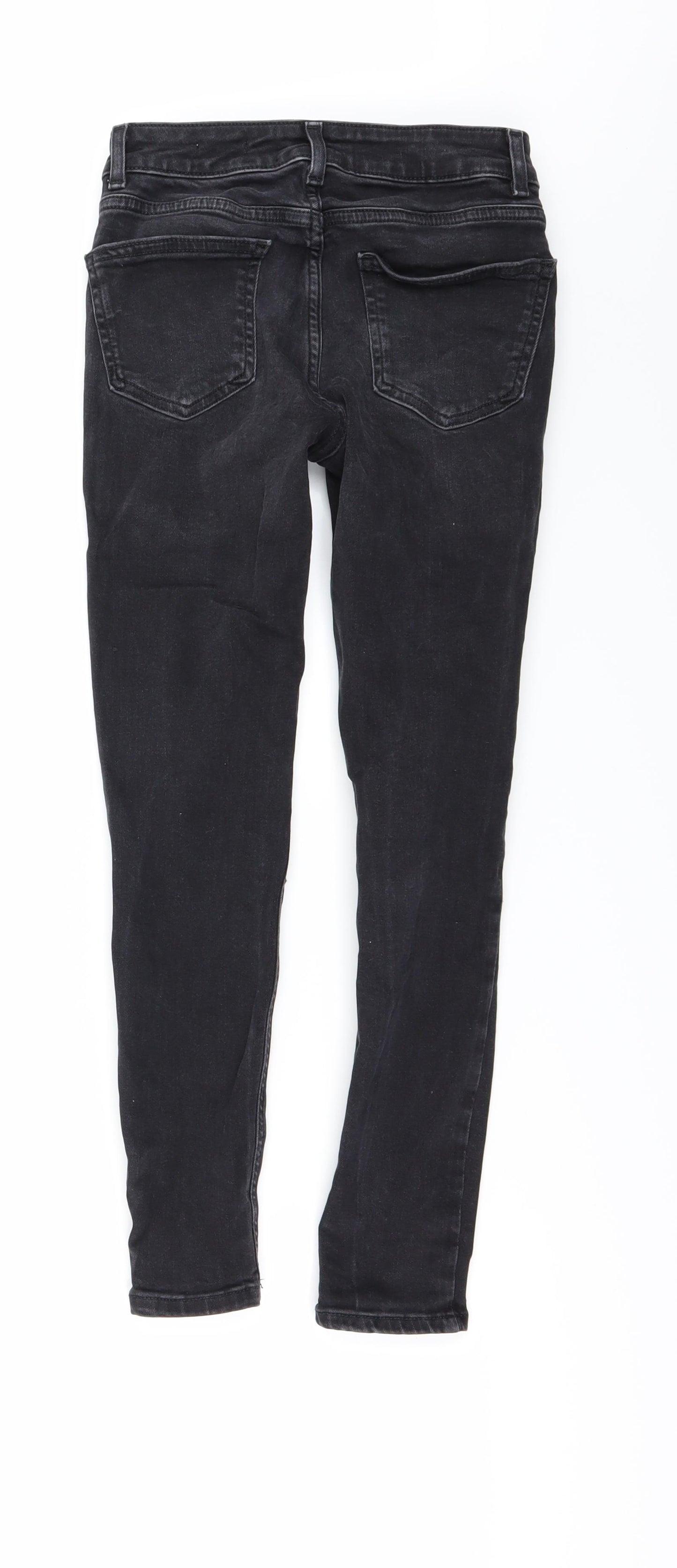 New Look Girls Black  Denim Skinny Jeans Size 10-11 Years