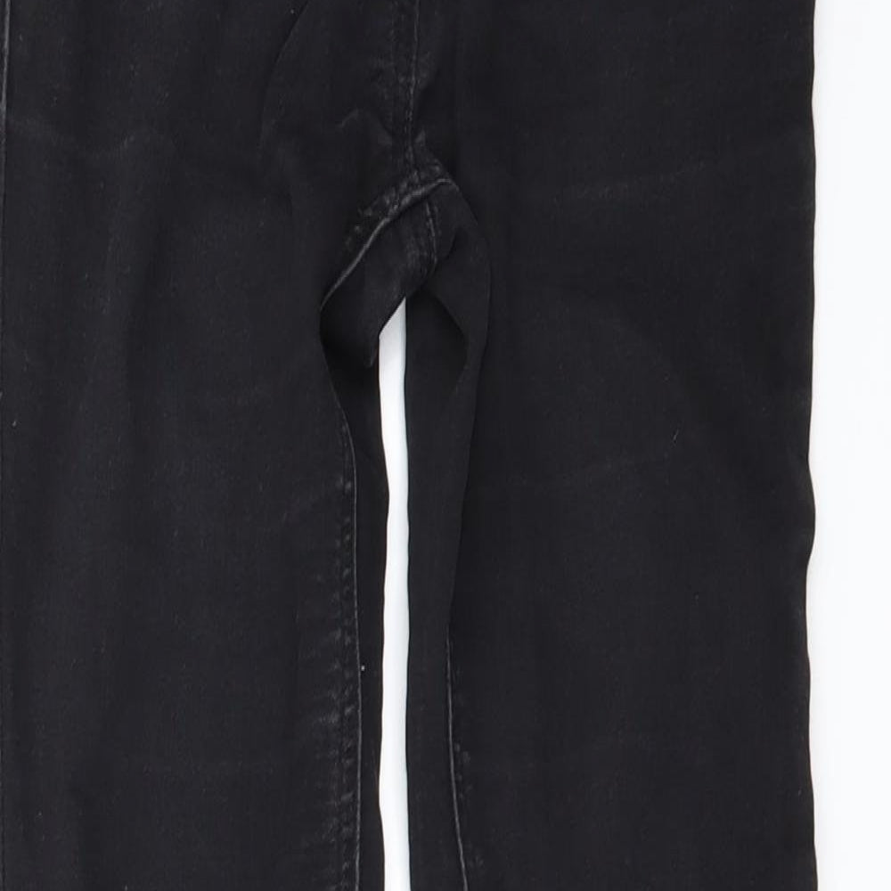 TU Girls Black  Denim Skinny Jeans Size 10 Years - DISTRESSED