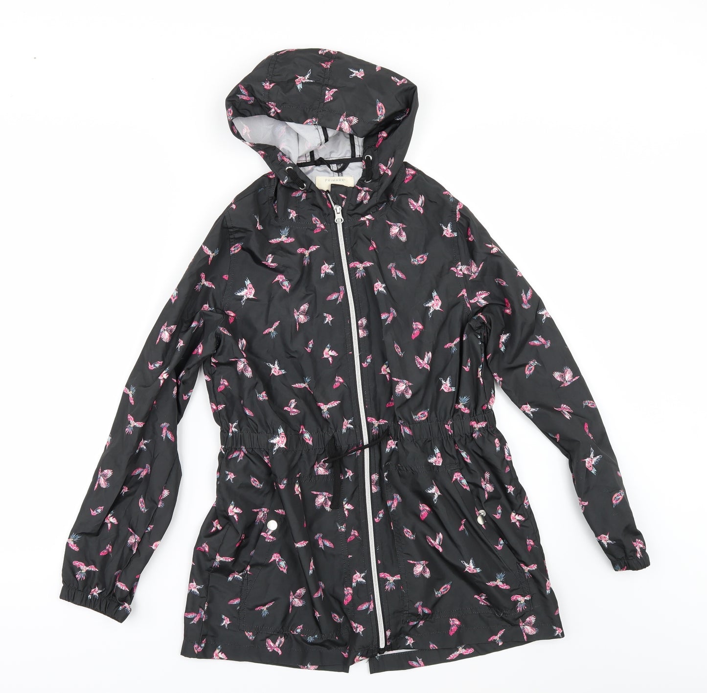 Primark Girls Black Floral  Jacket  Size 12-13 Years
