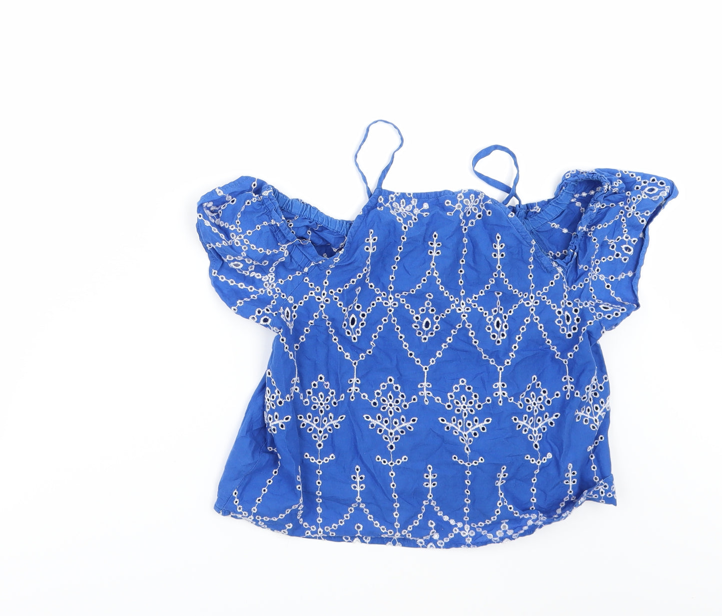 New Look Girls Blue   Basic Blouse Size 11 Years