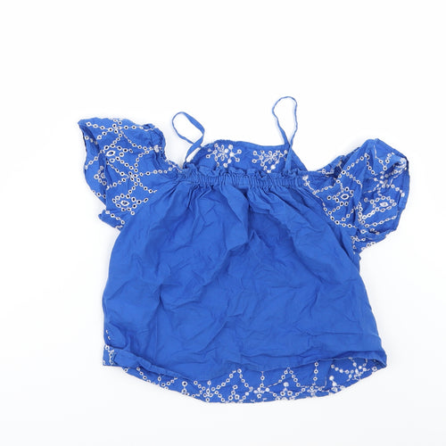 New Look Girls Blue   Basic Blouse Size 11 Years